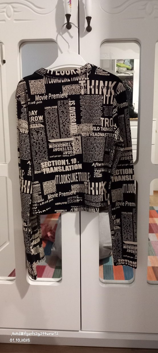 Bershka yazılı crop - Görsel 3