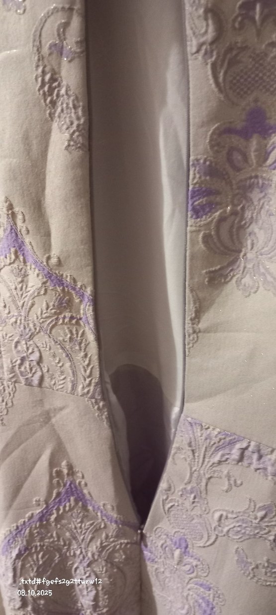 gri mor abiye - Görsel 4