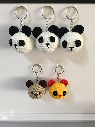 Karışık Amigurumi Anahtarlıklar