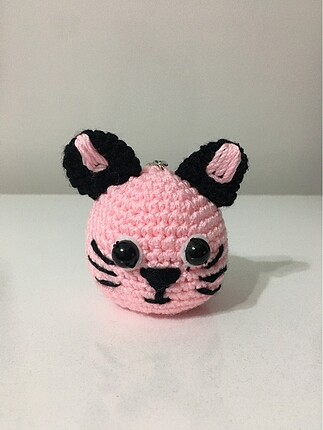 Amigurumi Kedicik Anahtarlık
