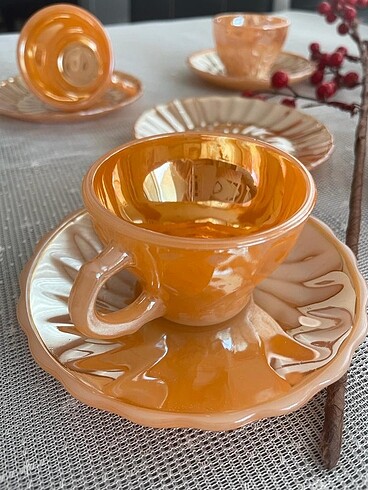  Beden Vintage kahve fincanı