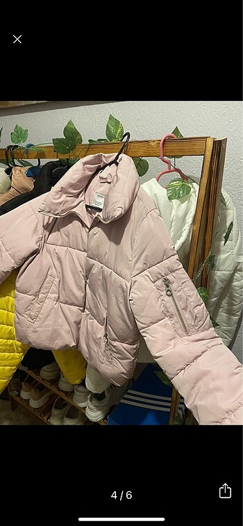 xs Beden mor Renk Bershka Mont