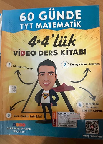 60 Günde TYT Matematik Video Ders Kitabı +7 Net Soru Bankası - Görsel 2