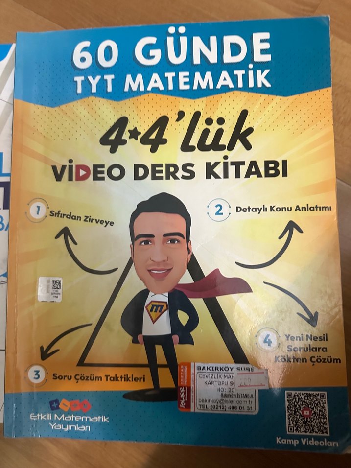 60 Günde TYT Matematik Video Ders Kitabı +7 Net Soru Bankası - Görsel 2