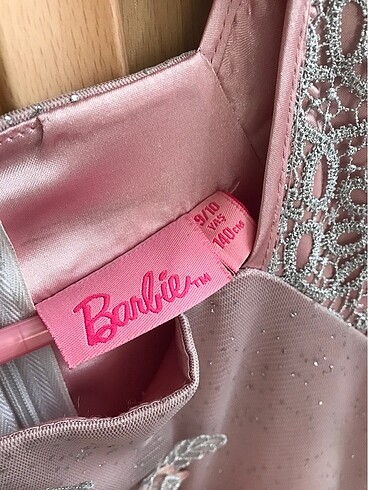 Barbie Barbie abiye elbise 9 10 yaş kız çocuk
