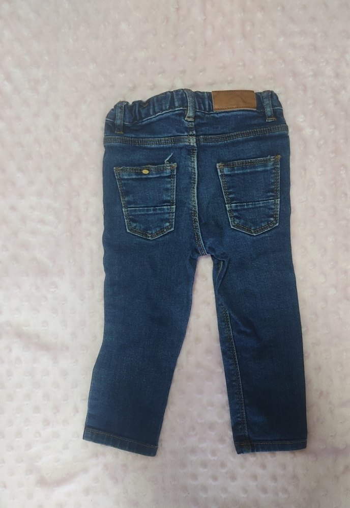 Erkek Çocuk Koyu Mavi Regular Fit Kot Pantolon - Görsel 2