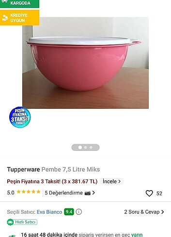 7.5 litre pembe