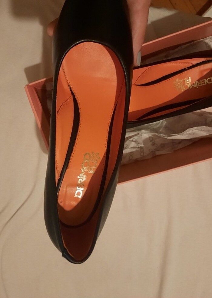 Derimod hakiki deri topuklu ayakkabı - Görsel 2