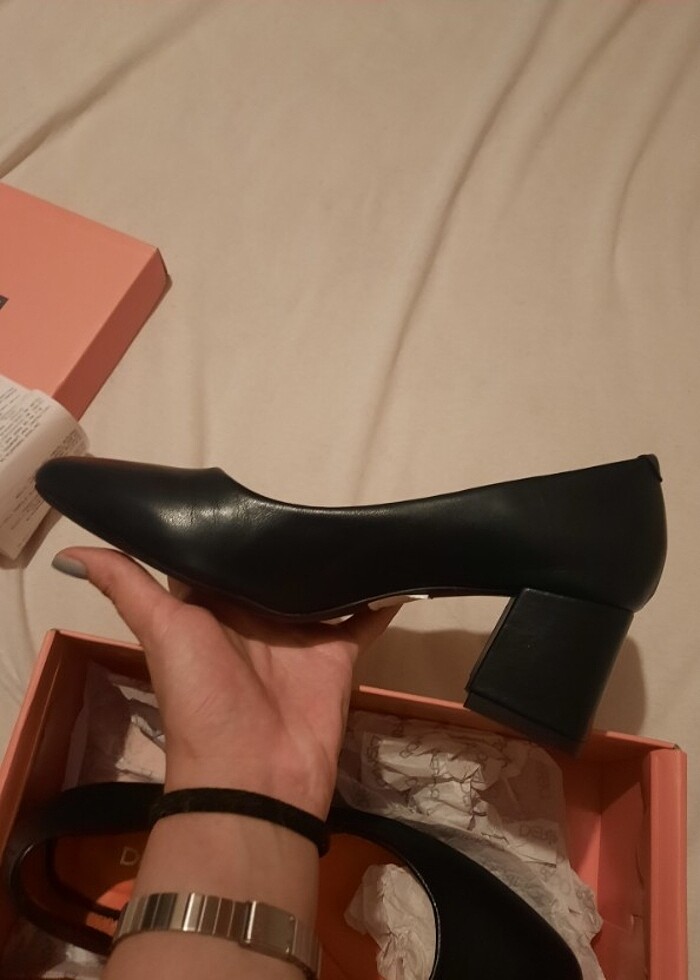 Derimod hakiki deri topuklu ayakkabı - Görsel 3