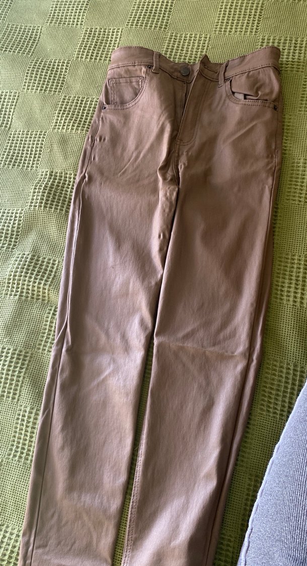 Pull&Bear marka deri pantolon - Görsel 3