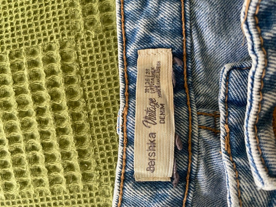 Bershka vintage denim 38 beden - Görsel 3