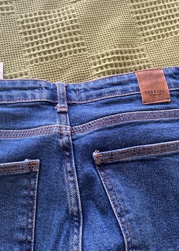 Kadın Mavi Denim Kot Pantolon - Görsel 3