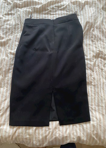 Düğmeli Siyah Kadın Blazer Ceket takım - Görsel 3