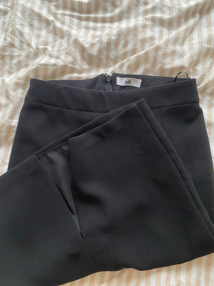 Düğmeli Siyah Kadın Blazer Ceket takım - Görsel 2