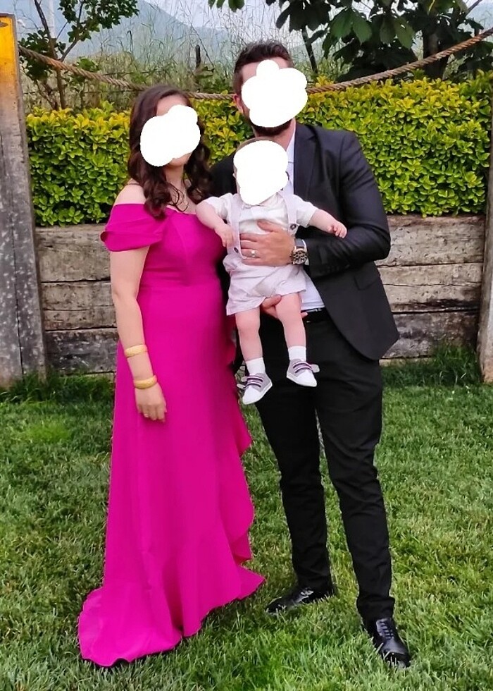 Fuşya abiye  - Görsel 3