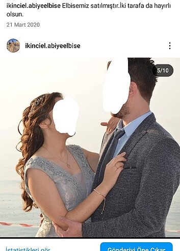 Gri Abiye Elbise  - Görsel 7