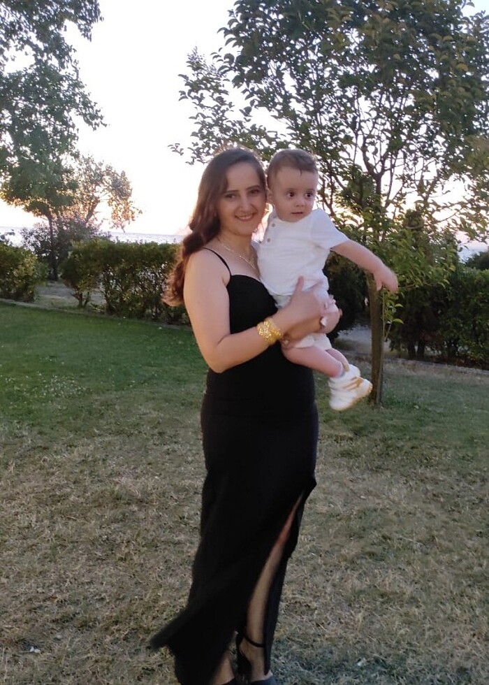 Siyah abiye elbise  - Görsel 3