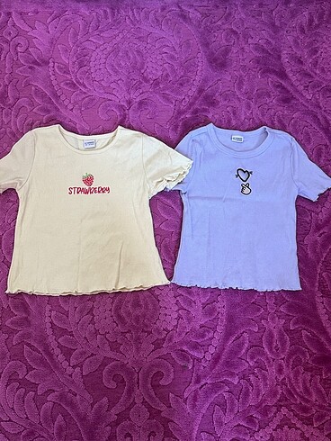 Lcw kız çocuk crop tişört