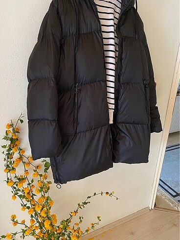 Siyah şişme mont 