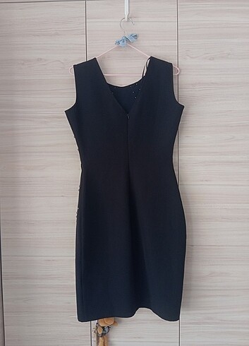 38 Beden Mini siyah elbise