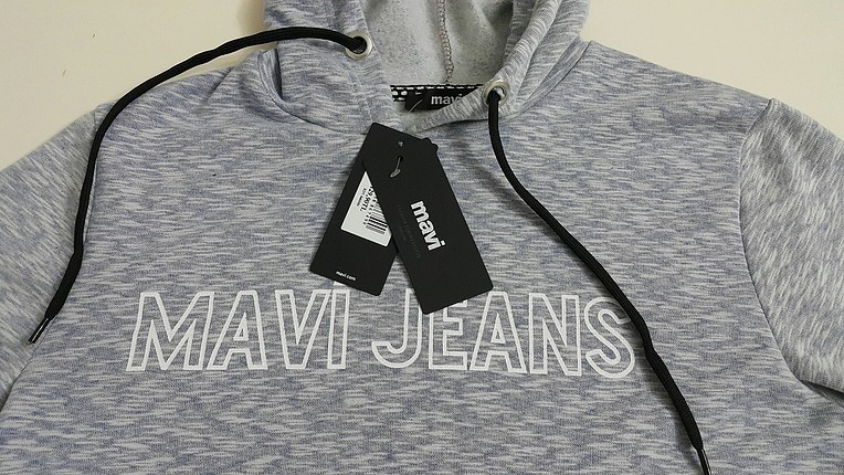 m Beden çeşitli Renk Mavi Marka Kapşonlu Sweatshirt