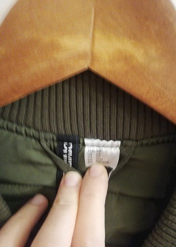 xs Beden Kadın Haki Bomber Ceket