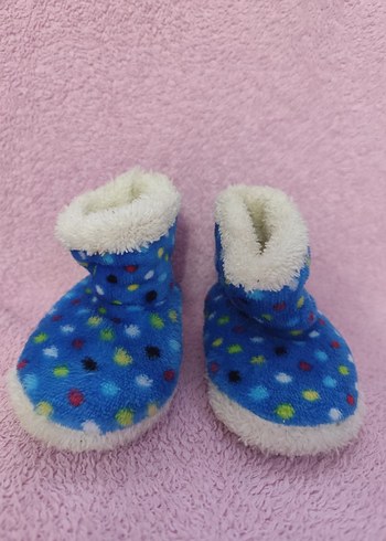 Kız Çocuk Renkli Sıcak Ev Terliği - Görsel 3