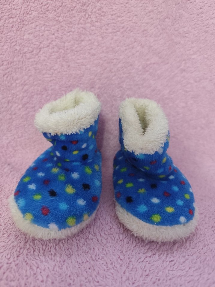 Kız Çocuk Renkli Sıcak Ev Terliği - Görsel 3