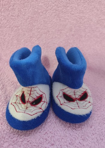 Kızlar için Mavi Sıcak Peluş Ev Terliği - Görsel 2