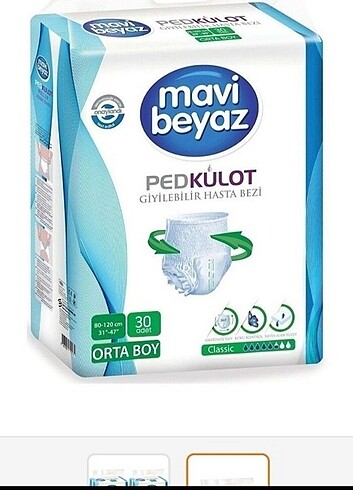 Mavi beyaz bez