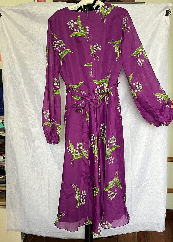 C&A mor elbise - Görsel 3