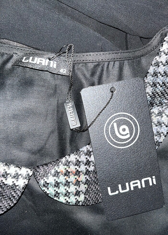 Şık siyah tarz ofis elbise - Görsel 5