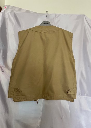 Bej Kemerli Erkek Kolsuz Ceket - Görsel 6