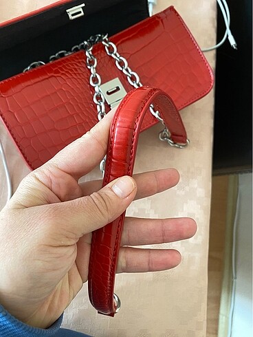  Beden kırmızı Renk Stradivarius çanta