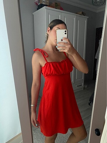 H&M HM Kırmızı elbise