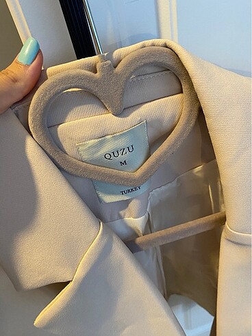 Quzu Quzu Crop Blazer Ceket