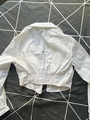 Bershka crop gömlek