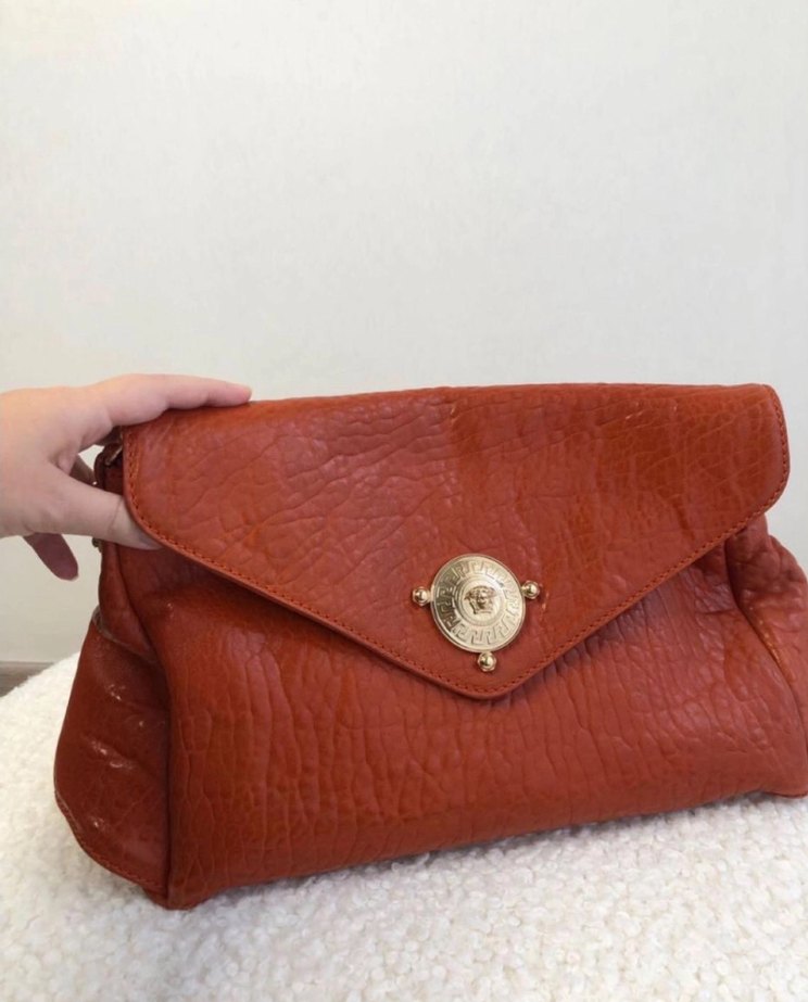 Versace Kiremit Deri Çanta - Görsel 2