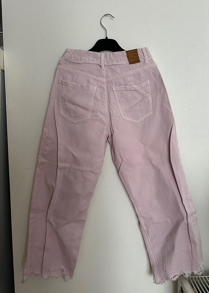 Zara Pembe Jean - Görsel 2
