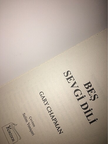  Beş Sevgi Dili, Gary Chapman