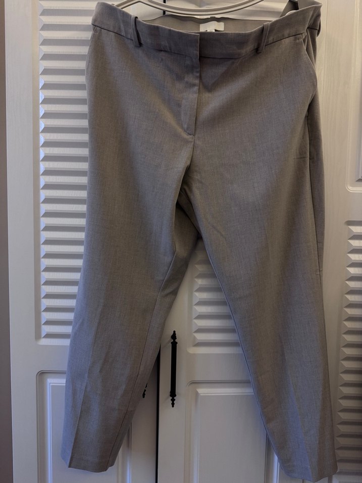 H&M Gri Kadın Cigarette Pantolon - Görsel 2