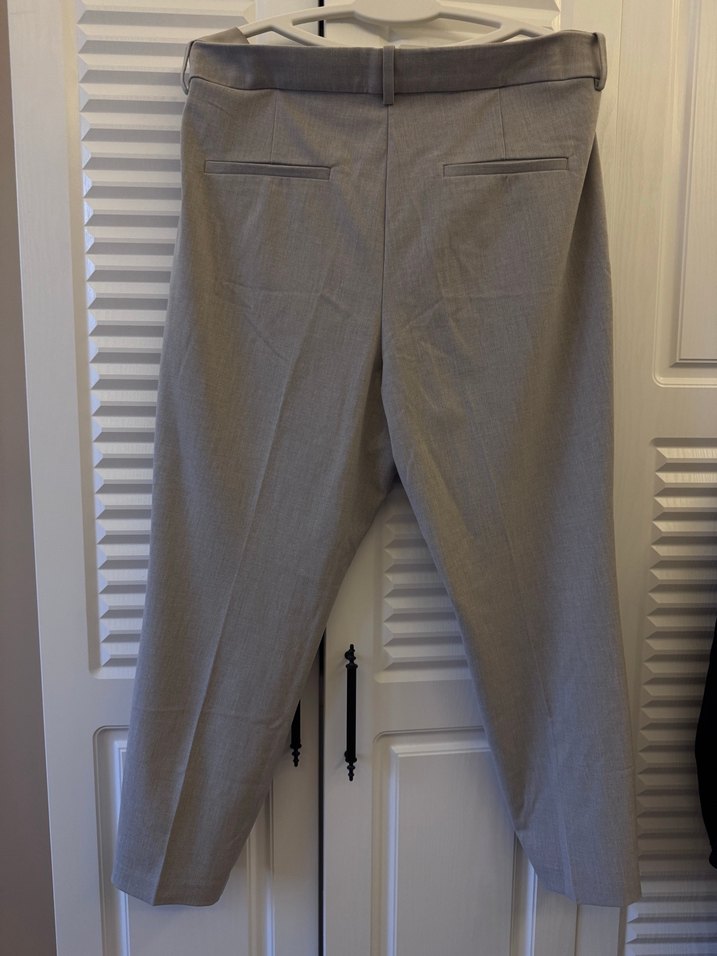 H&M Gri Kadın Cigarette Pantolon - Görsel 3