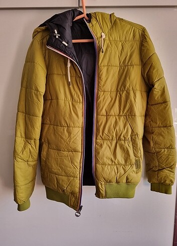 Pull&bear şişme mont çift taraflı kullanılıyor
