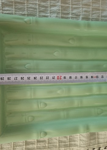 Açık Yeşil bambu model servis tabağı - Görsel 3