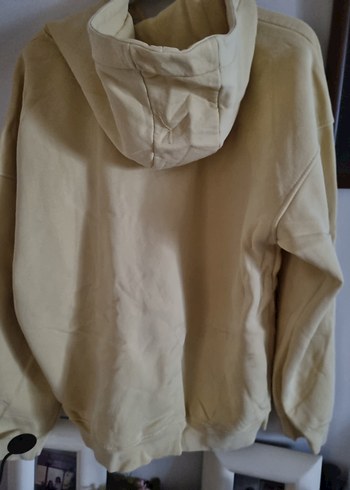 Nike Bej Kapüşonlu Rahat Kesim Sweatshirt - Görsel 2