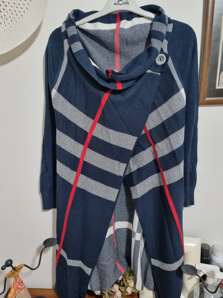 Desenli Kadın Hırka - Görsel 2