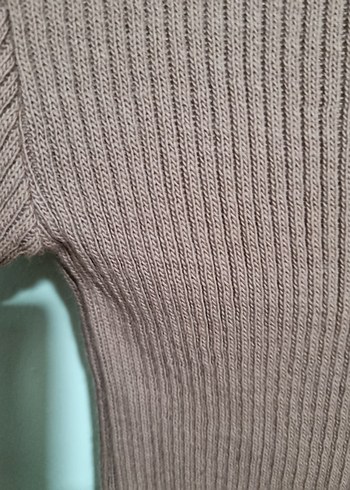 Bej Kadın Balıkçı Yaka Triko Kazak - Görsel 4