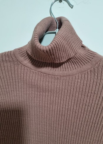 Bej Kadın Balıkçı Yaka Triko Kazak - Görsel 2