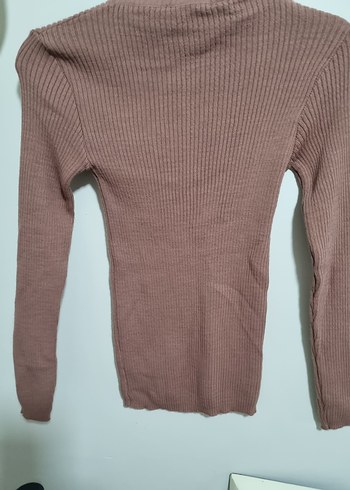 Bej Kadın Balıkçı Yaka Triko Kazak - Görsel 3