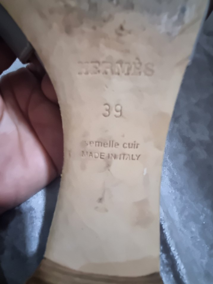 Bej Kadın Topuklu Terlikler - Görsel 5